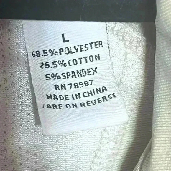 Bachrach, size L, Polyester/cotton Qtr. zip pullover. - Picture 4 of 4